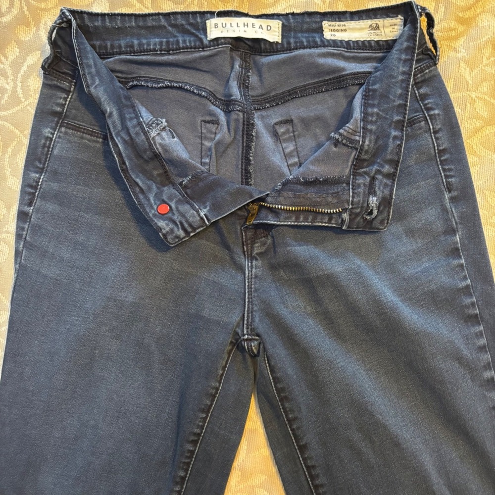 Bullhead Denim Co‎ Womens Mid Rise Jegging Dark Wash Skinny Jeans Size 26 (A7) - Picture 9 of 9